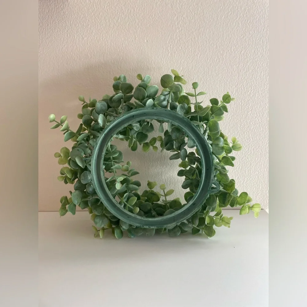 Green Faux Eucalyptus Wreath